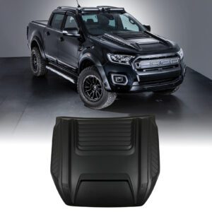 Ford Ranger T7 T8 15-21 Matte Black Bonnet Scoop Cover