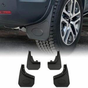 Predator4x4 Matte Black Mud Flaps To Fit Land Rover Defender 90 110 130 L663 2020+