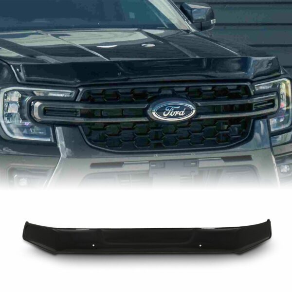 Ford Ranger T9 2023+ Black Bonnet Guard Cover