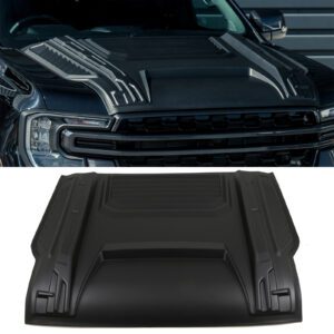 Ford Ranger T9 2023+ Matte Black Large Bonnet Scoop Cover