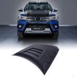 Toyota Hilux Revo 15-20 Black Bonnet Scoop
