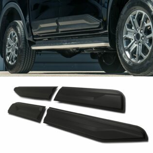 Ford Ranger T9 2023+ Matte Black Lower Door Body Cladding Kit