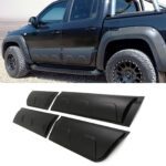 Volkswagen VW Amarok 10-20 4pc Matte Black Body Cladding Kit