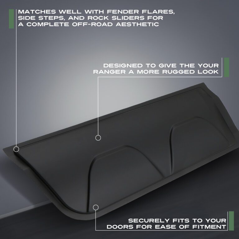 Volkswagen VW Amarok 10-20 6pc Matte Black Body Cladding Kit | Predator4x4