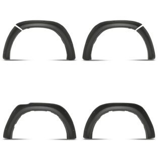 45mm Wide Matte Black Wheel Arches For Toyota Hilux MK9 2021-2026