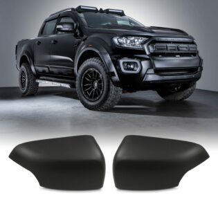 Ford Ranger T6 T7 T8 2012-2022 Black Door Mirror Covers
