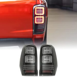 Mitsubishi L200 Triton 19-23 Smoked Black LED Tail Lights
