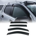 Ford Ranger T9 2023+ Black Wind Deflectors