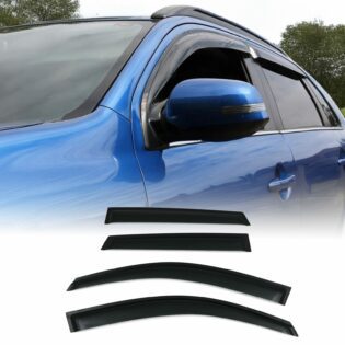 Mitsubishi ASX 12-15 Black Wind Deflectors