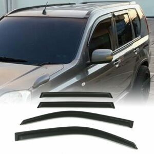 Nissan X-Trail T31 07-13 Black Wind Deflectors