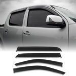 Toyota Hilux Vigo 05-11 Black Wind Deflectors