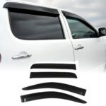 Toyota Hilux Vigo 11-15 Black Tinted Wind Deflectors