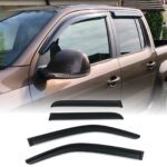 Volkswagen Amarok 10-20 Black Wind Deflectors
