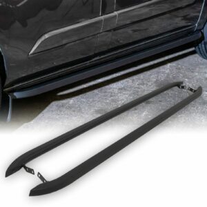 Ford Transit Custom SWB 2013+ Matte Black Trapezoid Side Bars