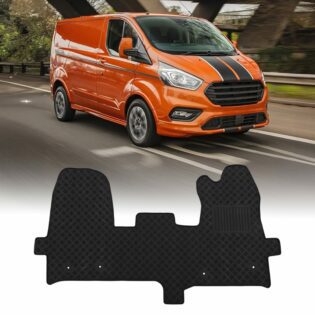 Ford Custom Transit Van 2013-2018 Black Floor Mat Set