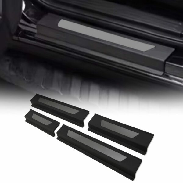 Ford Ranger T9 2023+ Black Door Sill Inserts