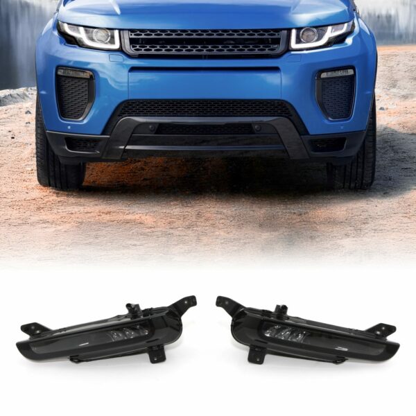 Predator4x4 Black LED Fog Lights To Fit Range Rover Evoque L538 16-19