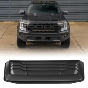 Ford Ranger T9 2023+ Matte Black Middle Bonnet Scoop