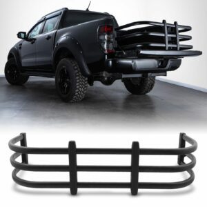 Black Universal Truck Bed Extender Rack