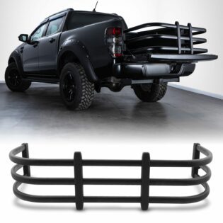 Black Universal Truck Bed Extender Rack