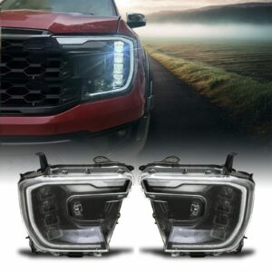 Ford Ranger T9 2023+ 4 Lens LED Clear Headlights