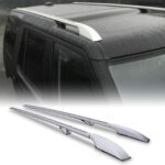 Predator4x4 Full Length Silver Extended Roof Rails To Fit Land Rover Discovery 3 / 4 L319 05-16