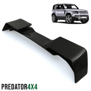 Predator4x4 Gloss Black Rear Wing Spoiler To Fit Land Rover Defender L663 2020+