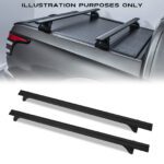 Mercedes X-Class 2017-20 Black Truck Bed Rail Cross Bars