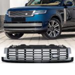 Predator4x4 Gloss Black and Chrome Front Grille To Fit Range Rover Vogue L460 2022+