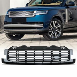 Predator4x4 Gloss Black and Chrome Front Grille To Fit Range Rover Vogue L460 2022+