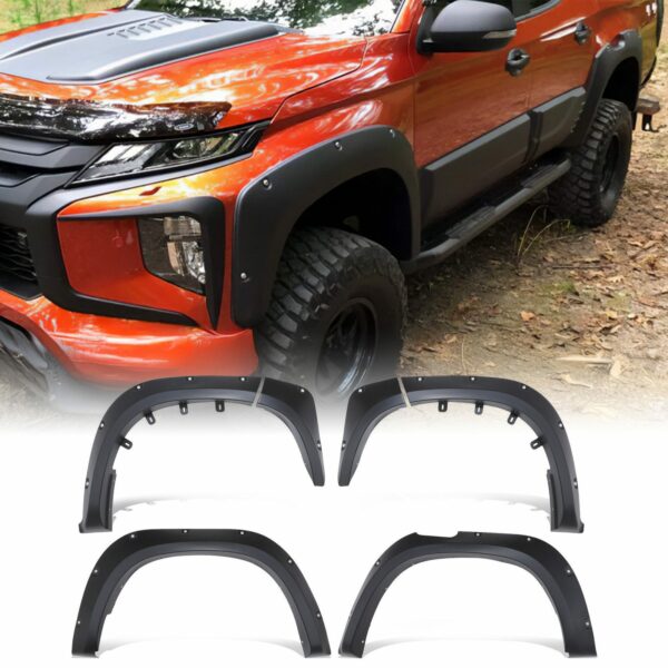 Mitsubishi L200 Triton Series 6 2019+ Black Wheel Arches