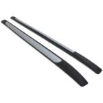 Toyota Hilux Travo 2026+ Black & Silver Roof Rails