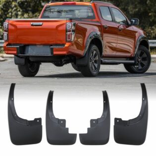 Isuzu D-Max RG 2021+ Black Mud Guards