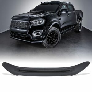 Ford Ranger T7 T8 2015-2022 Smoked Black Bonnet Guard