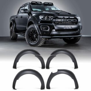 Ford Ranger T8 19-22 Matte Black Wide Wheel Arch Kit