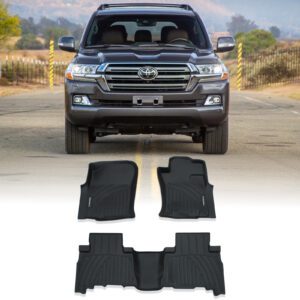 Toyota Land Cruiser J200 08-21 Black Rubber Floor Mats