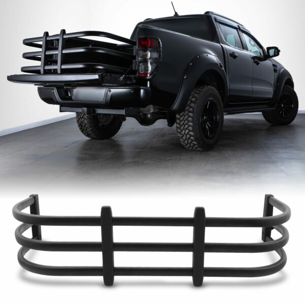Mitsubishi L200 Series 6 2019-2023 Black Truck Bed Extender Rack