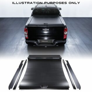 Nissan Navara D23 NP300 15-21 Black Aluminium Roller Tonneau Cover