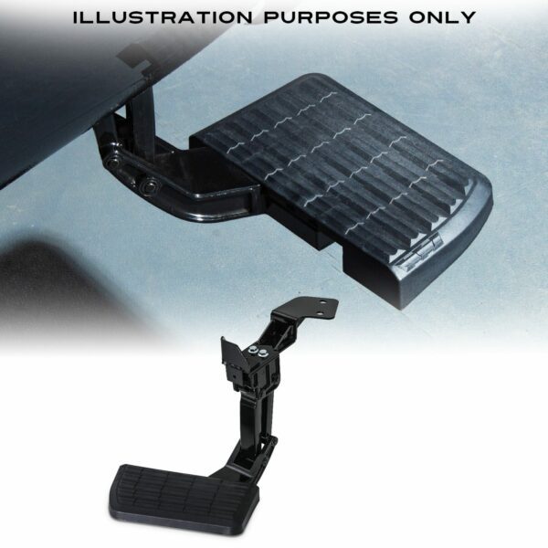 Mitsubishi L200 Triton Series 4 5 6 2005+ Rear Retractable Bumper Step