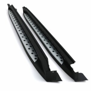 Hyundai Tucson TL 15-20 Black & Silver Aluminium Side Steps