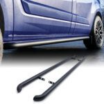 Ford Transit Custom LWB MK2 2023+ Matte Black 2.4 Side Bars