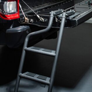 Lower Ladder Frame Ford Ranger Ford Ranger T6 T7 T8 T9 2012+ Black Rear Tailgate Folding Ladder ...