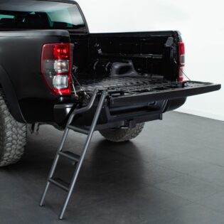 Lower Ladder Frame Ford Ranger Ford Ranger T6 T7 T8 T9 2012+ Black Rear Tailgate Folding Ladder ...