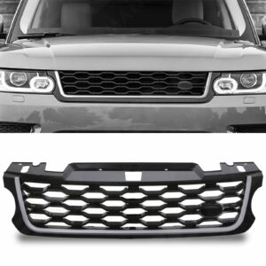 Predator4x4 Black & Silver Facelift Upgrade Front Grille To Fit Range Rover Sport 14-17
