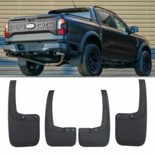 Ford Ranger T9 2023+ Black Mud Guard Flaps