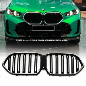 BMW X6 G06 LCI 2024+ Gloss Black LED Front Grille