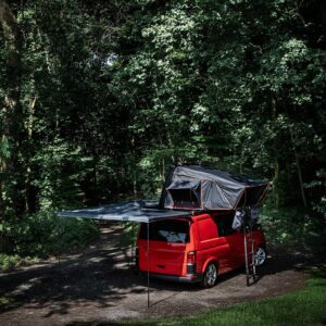 Hard Shell Roof Top Van Camping Tent & 270 Degree Side Awning