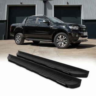 Ford Ranger T7 15-17 Black Running Boards Side Steps