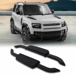 Predator4x4 Black Side Steps To Fit Land Rover Defender 90 2020+ L663