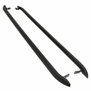 Ford Transit Custom LWB 2013+ Gloss Black Trapezoid Side Bars